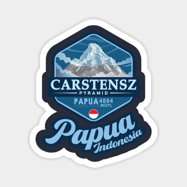 Cartensz Mountain Magnet by Ancala Nusantara