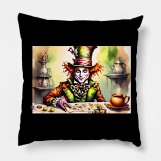 Mad Hatter Tea Pillow