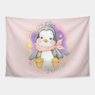 You Are My Penguin Tapestry