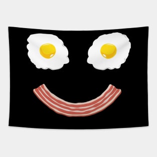 Eggs and Bacon Face Tapestry