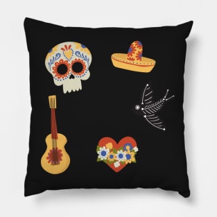 Mexican stickers Pillow