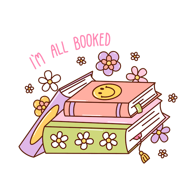 I'm all booked by Roxanne Stewart Art