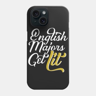 English Majors Gelt Lit Phone Case