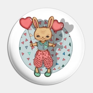 SomeBunny Loves You Pin