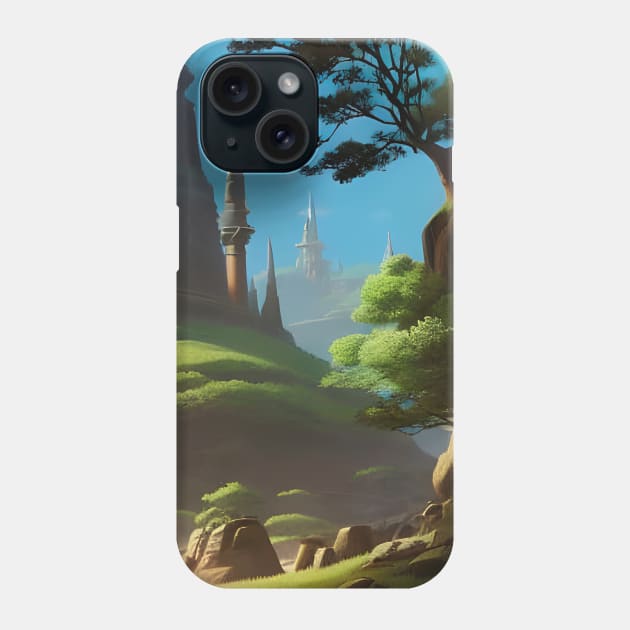 Eldritch Dreamscapes (26) - Fantasy Landscapes Phone Case by TheThirdEye