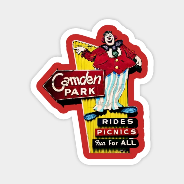 Camden Park West Virginia Magnet by casualteesinc