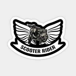 Scooter Rider Magnet