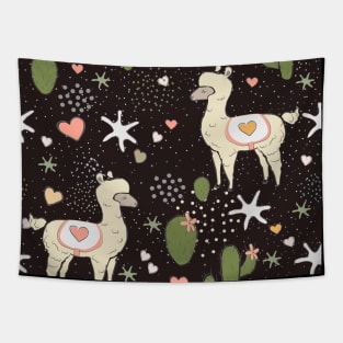 Alpaca Pattern Tapestry