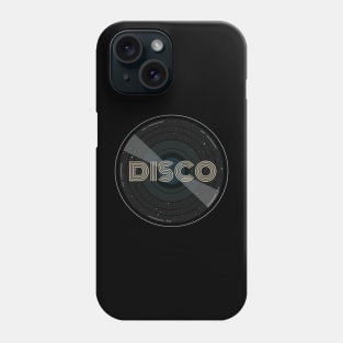 Retro Space Disco Vintage Vinyl Record Phone Case