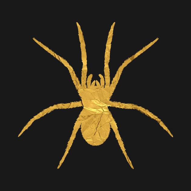 Gold Spider by flimflamsam