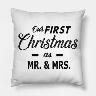 Our first christmas as Mr and Mrs. Pillow