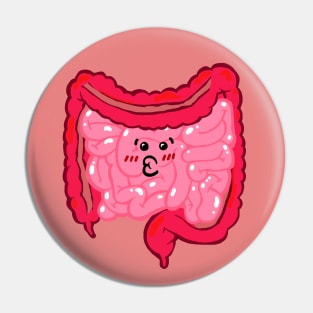 Cute Adorable Intestinal tract Pin