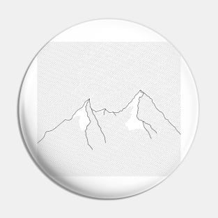 Mountain Range Pin