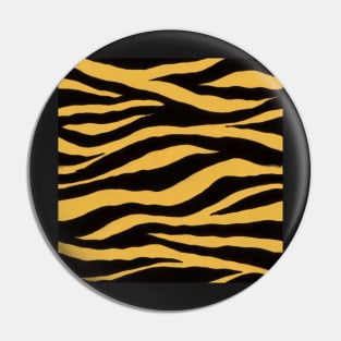 Stylized Tiger Fur - Printed Faux Hide #11 Pin