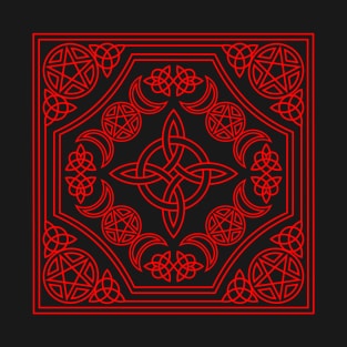 Celtic knot in red T-Shirt