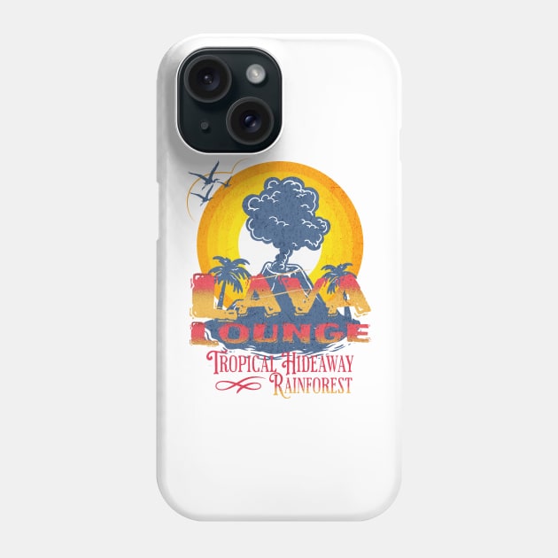 Lava Lounge Tropical Hideaway Rainforest cafe Orlando Faded Distressed Look Phone Case by Joaddo