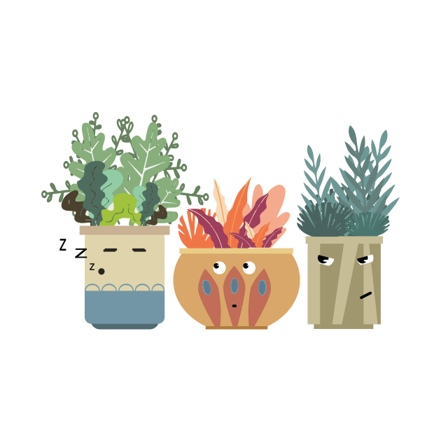 Pot Plants by HiPolly