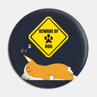 Corgi Guard Dog Pin