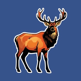 Elk on Alert. T-Shirt