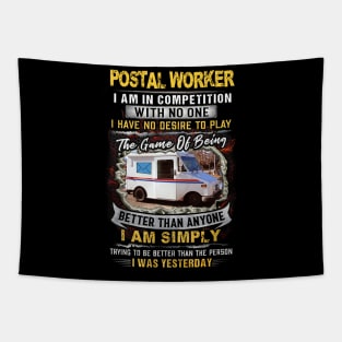 Postal Worker Tapestry