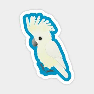 White umbrella cockatoo Magnet