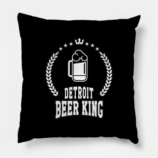 Detroit, Michigan - MI  Beer King Pillow