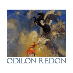 The Black Pegasus (1909) by Odilon Redon T-Shirt