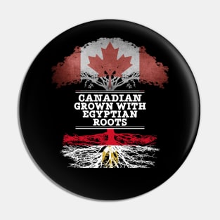 Canadian Grown With Egyptian Roots - Gift for Egyptian With Roots From Egypt Pin