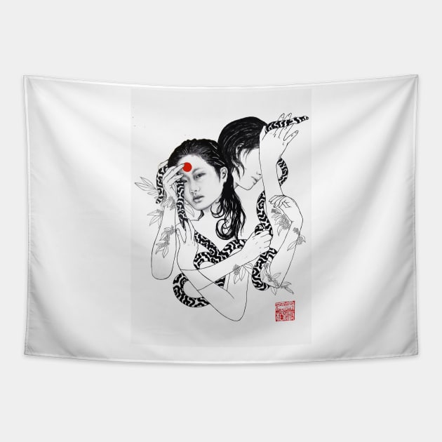 Original Sin Tapestry by Luke Gray