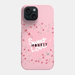 Sweet Monkey Love Phone Case