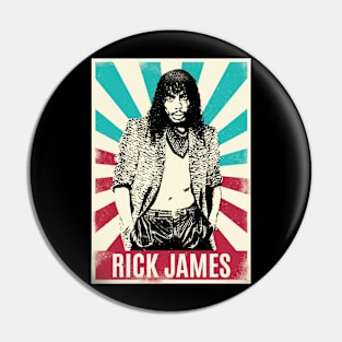 Vintage Retro Rick James Pin