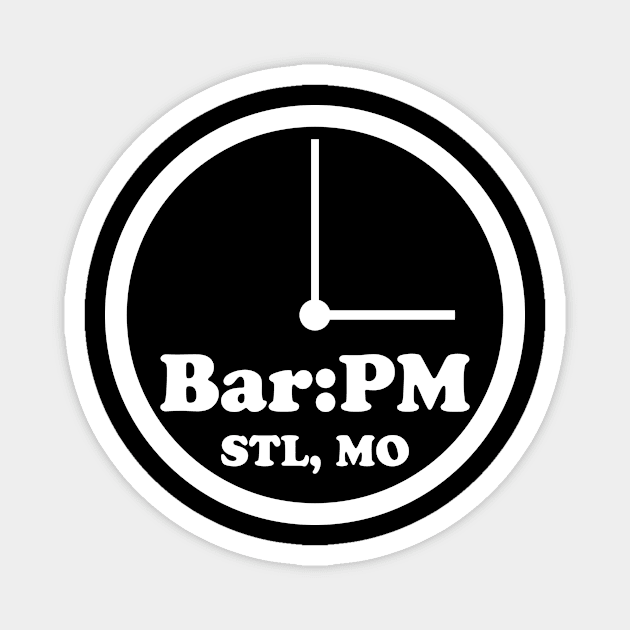 BarPM White Logo Magnet by BarPM_STL