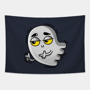 GHOSTLY halloween t-shirt Tapestry