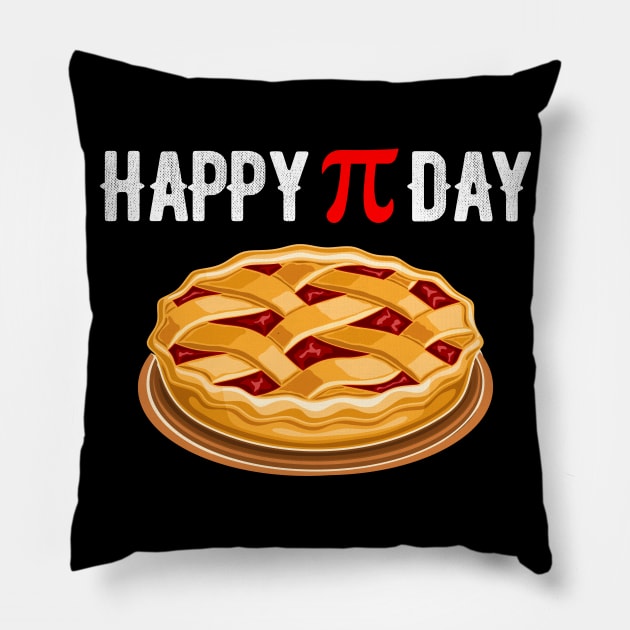 Happy Pi Day Number 3.14 Shirt Pillow by mdshalam