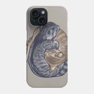 kitten snuggle puddle Phone Case