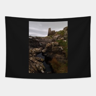 Dunure Castle and Rock Pool Tapestry