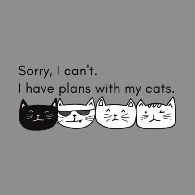 Sorry I can't. I have plans with my cats. by milleux