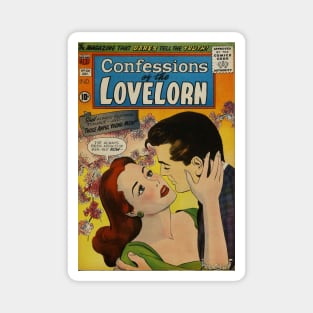 Vintage Romance Comic Book Cover - Confessions of the Lovelorn Magnet