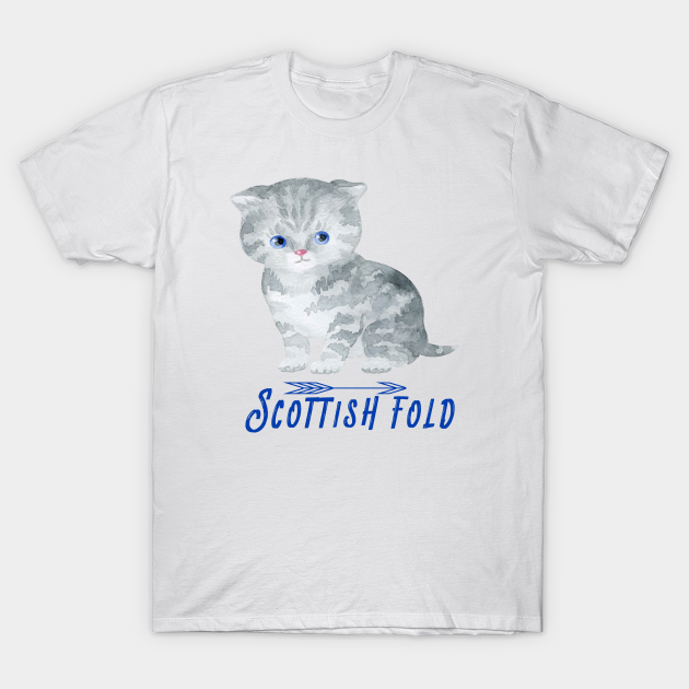 Discover Scottish Fold Cat - Scottish Fold Cat - T-Shirt