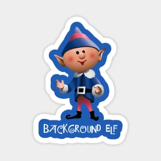 Rudolph Background Elf Magnet