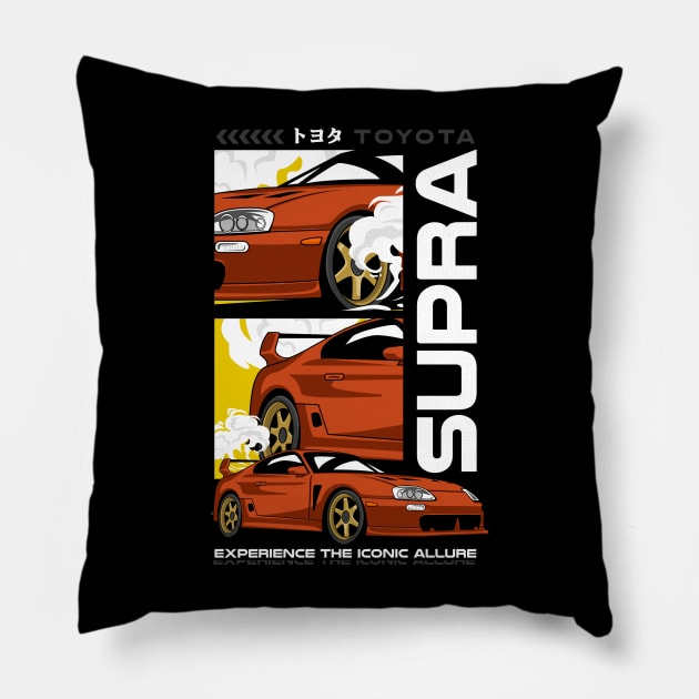 Supra Performance Machine Pillow by Harrisaputra