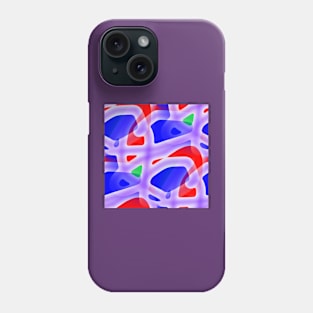 Purple, blue and red Phone Case