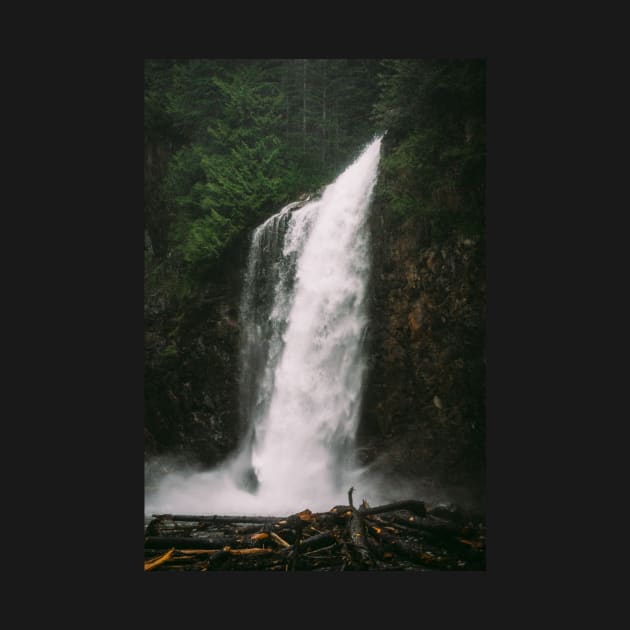 Franklin Falls PNW Waterfall by Robtography