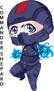 Commander Shepard Vangard Magnet