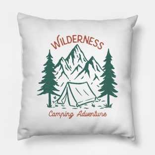 Camping Adventure Pillow