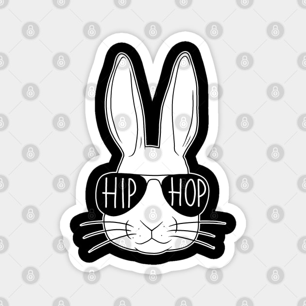 Easter Bunny Hip Hop Magnet by valentinahramov