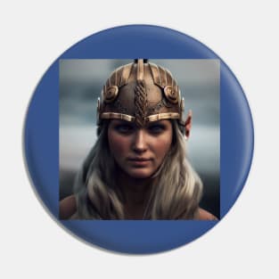 Viking Shield Maiden Pin