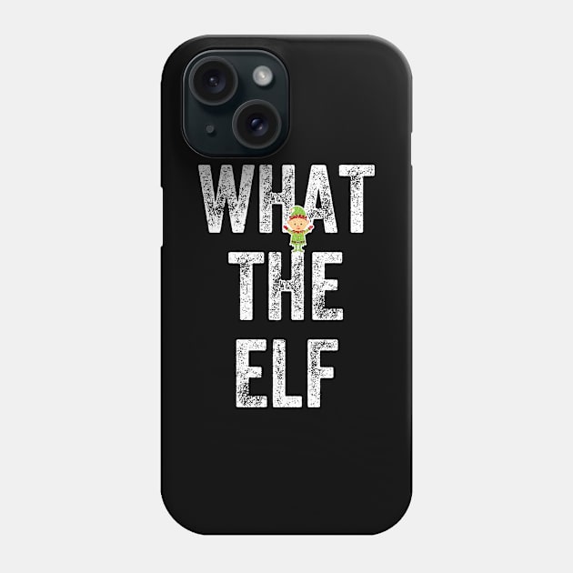 What the elf - funny christmas Phone Case by captainmood