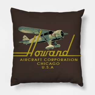 Howard Vintage Aurcraft Chicago Pillow