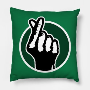 Finger Heart (grass) Pillow